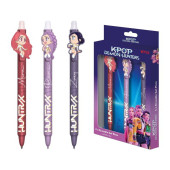 Canetas Gel Azul Apagáveis Guerreiras K-Pop Demon Hunters