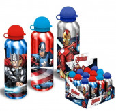 Cantil Alumínio Avengers Marvel 500ml Sortido