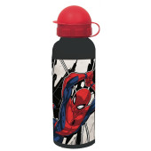 Cantil Alumínio Spiderman Preto 520ml