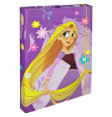 Capa A4 elástico rígida Rapunzel