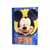 Capa A4 Elásticos Mickey Headed For Fun