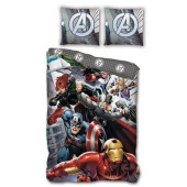 Capa Edredon Avengers Grey