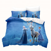 Capa Edredon Casal Frozen Disney Azul