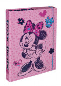 Capa Rígida A4 Elásticos Minnie