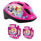 Capacete + Proteções Princesas Disney