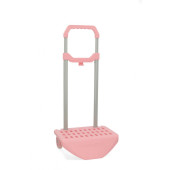 Carro Trolley Escolar Movom Rosa Claro