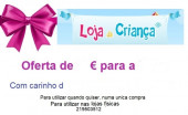 Cartão presente rosa