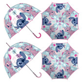 Chapéu Chuva Bolha Manual Stitch e Angel Disney