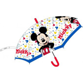 Chapéu Chuva Transparente Mickey Mouse 44cm