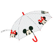 Chapéu Chuva Transparente Minnie e Mickey 44cm