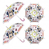 Chapéu Chuva Transparente Minnie Sortido 46cm