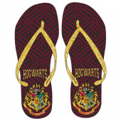 Chinelos Praia Harry Potter Hogwarts Glitter