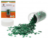 Confettis Estrelas Verde 7g