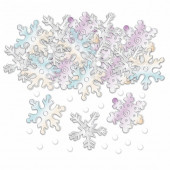 Confettis Flocos de Neve Iridescentes