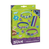 Conj. 3 Pulseiras Stitch com 18 Acessórios