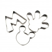 Conjunto 3 Cortadores Mickey