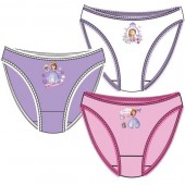 Conjunto 3 Cuecas Disney Princesa Sofia