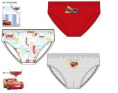 Conjunto 3 Cuecas Slips Menino Faísca Mcqueen Cars