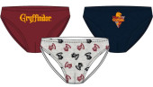 Conjunto 3 Cuecas Slips Menino Harry Potter Gryffindor