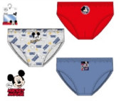 Conjunto 3 Cuecas Slips Menino Mickey Traveler