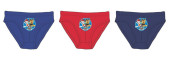 Conjunto 3 Cuecas Slips Patrulha Pata Menino