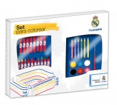 Conjunto 33 peças para colorir do Real Madrid