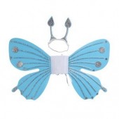 Conjunto Asas e bandolete Azul