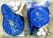 Conjunto de raquete ping pong com bolsa Porto