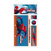 Conjunto Estojo escolar + acessórios Ultimate Spiderman