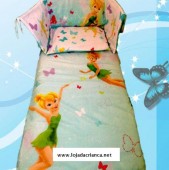 Conjunto fada sininho cama de grades