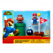 Conjunto Figuras Super Mario - Acorn Plains