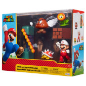 Conjunto Figuras Super Mario - Castelo de Lava