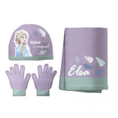 Conjunto Gorro, Cachecol e Luvas Frozen 2