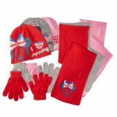 Conjunto Gorro + Cachecol + Luvas Minnie - Sortido