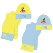 Conjunto Gorro e Cachecol Sponge Bob Sortido