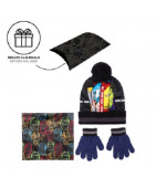 Conjunto Gorro, Gola e Luvas Avengers