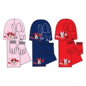 Conjunto gorro + luvas + cachecol Minnie - sortido