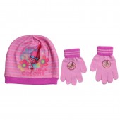 Conjunto gorro + luvas Trolls Poppy