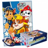 Conjunto Manta + pantufas Patrulha Pata 6 Unds