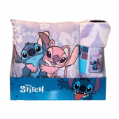 Conjunto Manta Polar + Almofada Angel & Stitch
