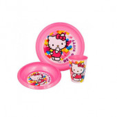 Conjunto Refeição Hello Kitty