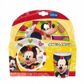 Conjunto refeição melamina Mickey e Amigos