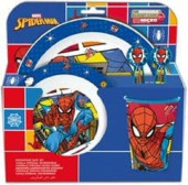 Conjunto Refeição Microondas 5 peças Spiderman Marvel