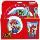 Conjunto Refeição Microondas 5 peças Super Mario