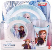 Conjunto Refeição Microondas Frozen 2 Disney