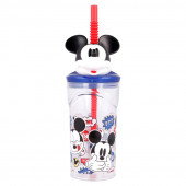 Copo 3D com palhinha Mickey Disney