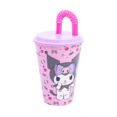 Copo c/ Palhinha Hello Kitty Kuromi 430ml