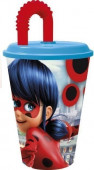 Copo c/ palhinha Ladybug 430ml