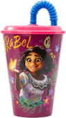 Copo com Palhinha Encanto Disney 430ml