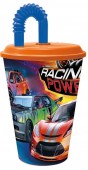 Copo Palhinha carros 430ml - Racing Power